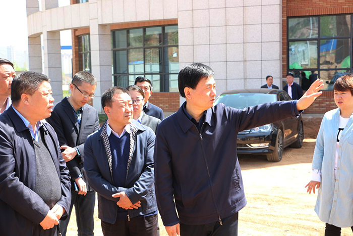 郑光照市长率队莅临新建商中项目检查指导