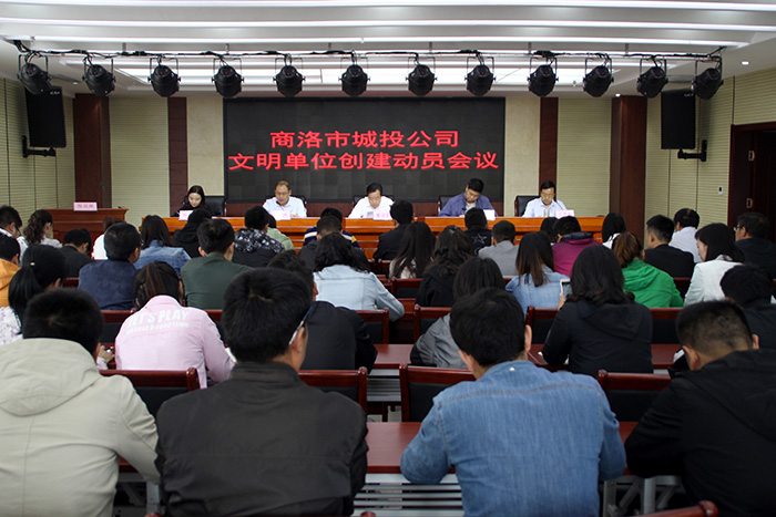 市城投公司召开文明单位创建动员会议