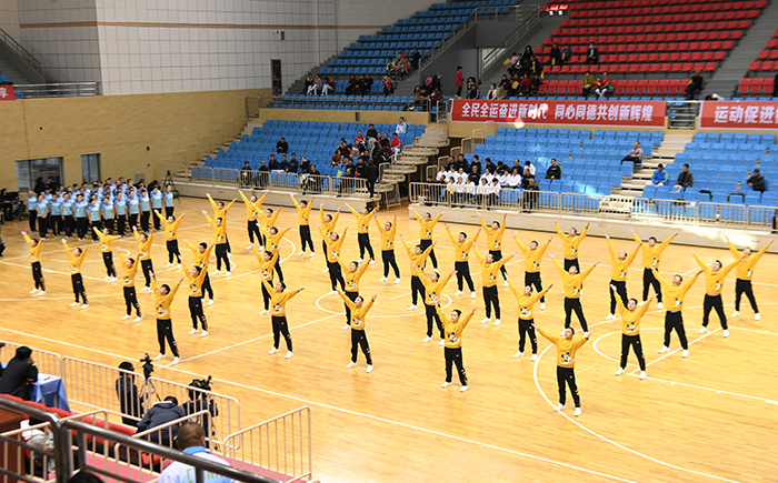 公司组队参加2020年商洛市市直机关、企事业单位广播体操（工间操）比赛