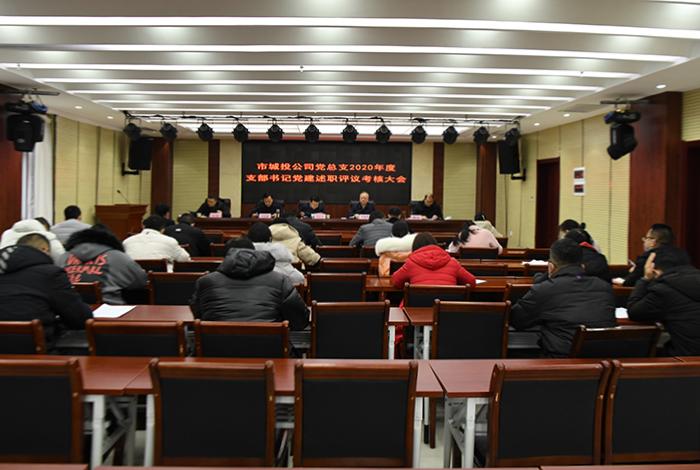 公司召开2020年度党组织书记抓党建述职评议考核会议