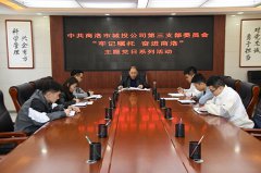 公司第三支部开展“牢记嘱托·奋进商洛”主题党日系列活动