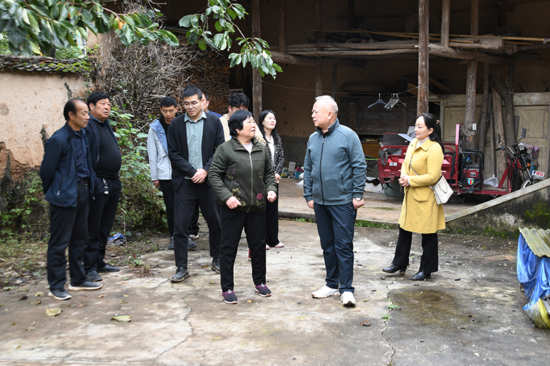 总支书记、董事长叶春祥一行深入高家沟走访调研驻村帮扶工作并看望驻村工作队员