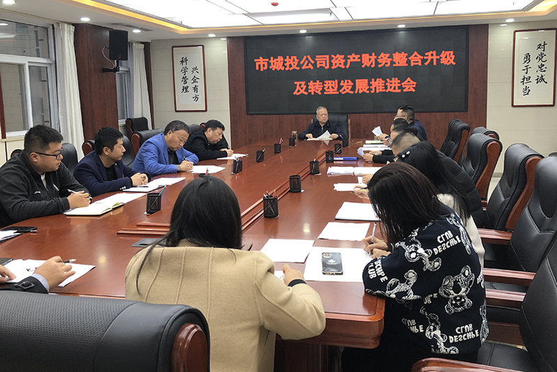 公司召开资产财务整合升级及转型发展推进会