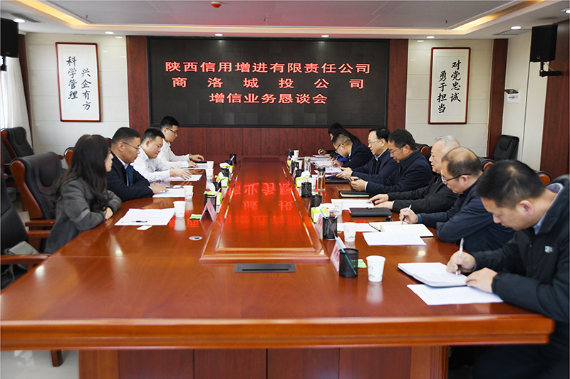 陕西增信公司黄福臣总经理一行莅临公司调研指导工作