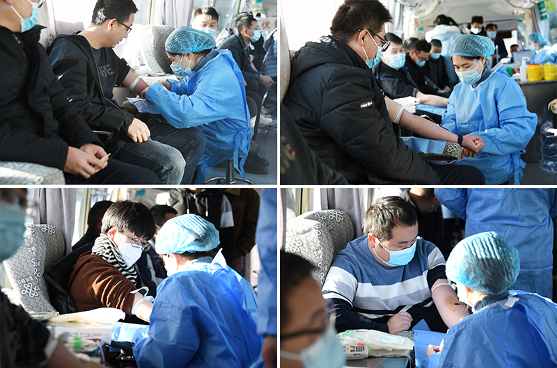 公司团支部组织开展“城投铸担当 热血献鹤城” 无偿献血志愿服务活动